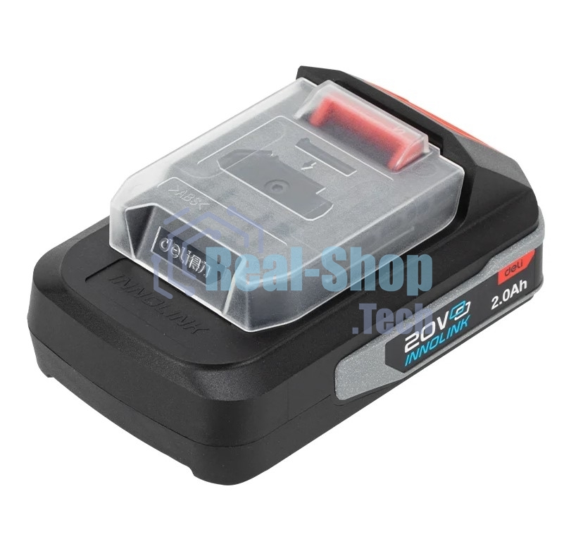 Дрель-шуруповерт аккумуляторная Deli DE-DZ20-1D2, 20В, 2 АКБ, Сумка