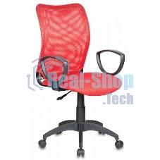 Кресло компьютерное Бюрократ Ch-599/R/TW-97N спинка сетка красный TW-35N, сиденье красный TW-97N