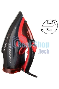 Утюг Redmond RI-C283 2400Вт красный/черный