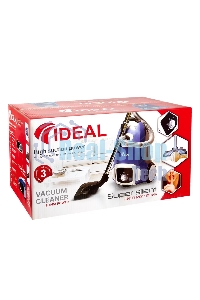 Пылесос IDEAL VC-2000 синий, 450/2000 Вт, уборка сухая, пылесборник мешок 2.3 л