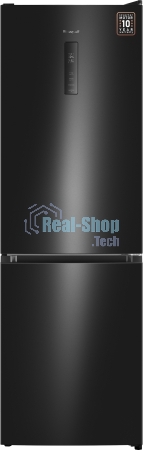 Холодильник Weissgauff WRK 185 Total NoFrost Inverter черный двухкамерный 205/86л морозилка снизу