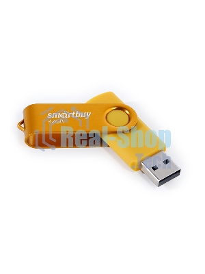 Флешка USB Smartbuy Twist Yellow (SB032Gb2TWY), 32Gb, USB 2.0, R/W 15/12, желтый