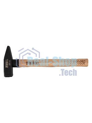 Молоток слесарный Denzel 800 г, кованый квадратный боек, буковая рукоятка