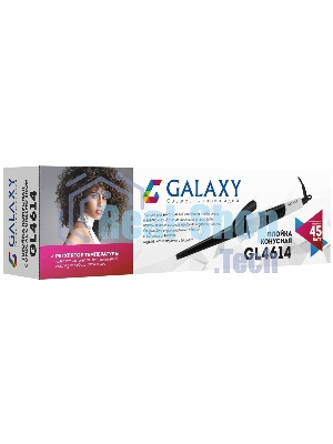 Щипцы для завивки волос Galaxy Line GL4614 белый/черный, 13-25 мм, 200 °C, 9 режимов