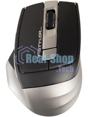 Мышь беспроводная A4Tech Fstyler FB35 серый, 2000 dpi, радиоканал, Bluetooth, USB, кнопки - 6