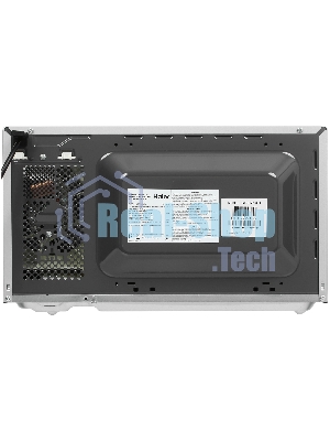 Микроволновая печь Haier HMB-DM208SA серебристый/черный, 20 л, 800 Вт, переключатели - кнопки, поворотный механизм