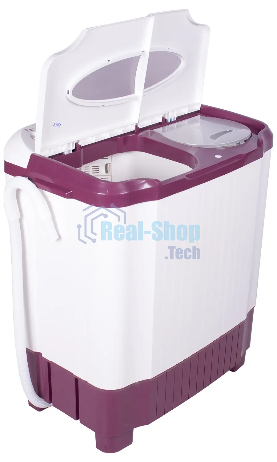 Стиральная машина EVGO WS-50PET белый/красный загр. вертикальная макс.:5 кг 1350 об/мин класс: А+