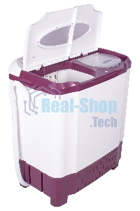 Стиральная машина EVGO WS-50PET белый/красный загр. вертикальная макс.:5 кг 1350 об/мин класс: А+