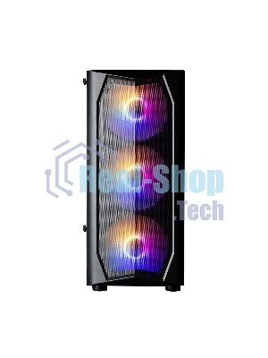 Компьютерный корпус MidiTower Zalman N4 black (ATX,Window, 6xRGb fan, USB 2.0 x2, USB 3.0x1, без БП) (N4 rev.1)