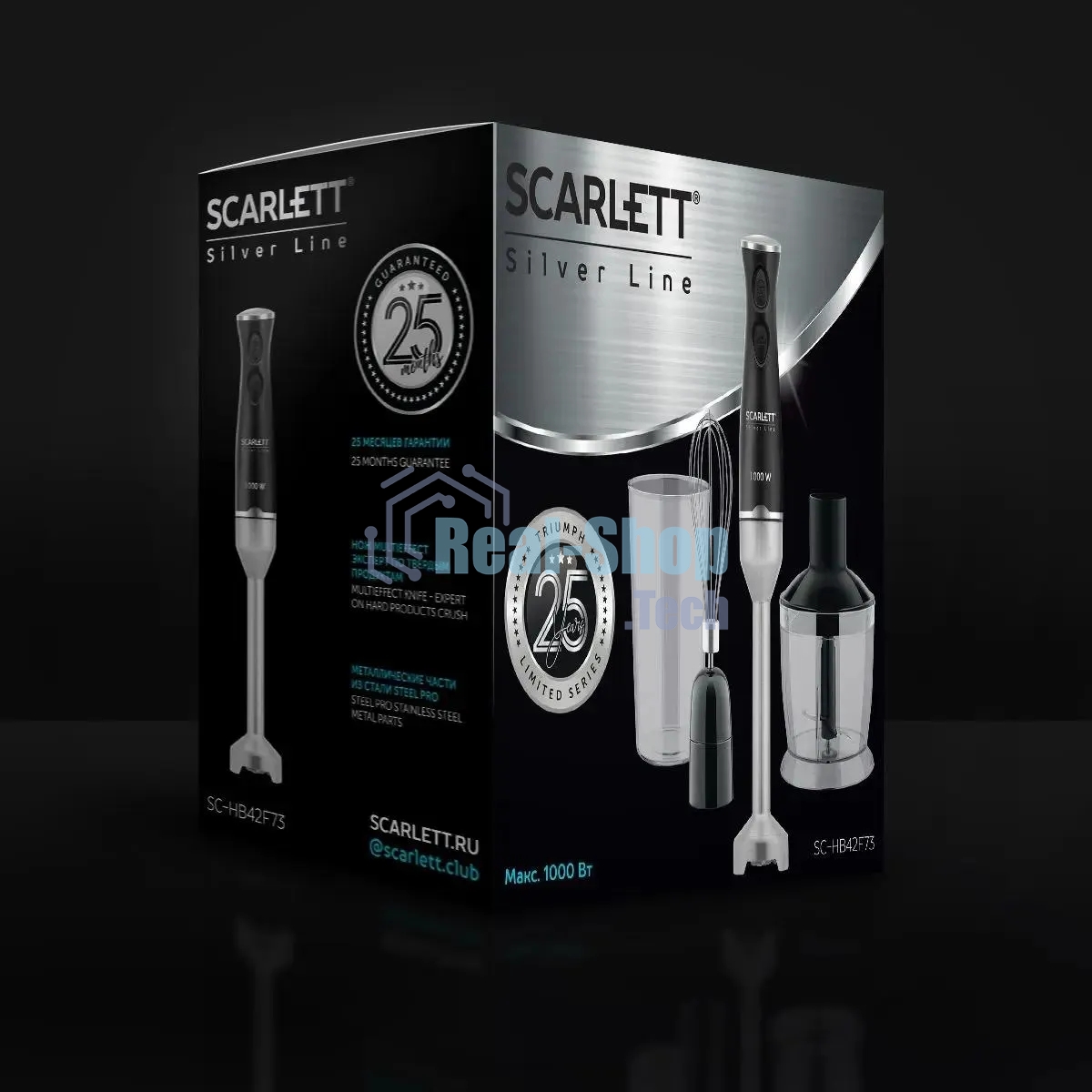 Кухонный блендер Scarlett SC-HB42F73 (Silver Line)