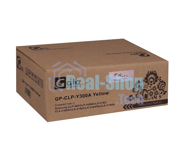 Картридж лазерный GalaPrint GP-CLP-Y300A желтый (1000 стр) для Samsung CLP-300/CLP-300N/CLX-2160/CLX-2160N/CLX-3160/CLX-3160FN/CLX-3160N