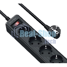 Сетевой фильтр QUMO Power Bar 5SP4U (P-0005), черный