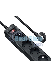 Сетевой фильтр QUMO Power Bar 5SP4U (P-0005), черный