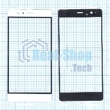 Стекло для Huawei P9 Plus белое
