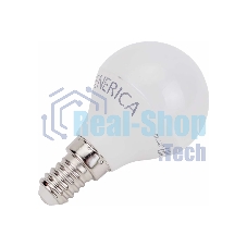 Лампа светодиодная GENERICA LL-G45-10-230-30-E14-G G45 10 Вт шар 3000К E14 230В