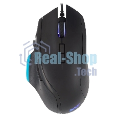 Мышь проводная Acer OMW123 черный, 6400 dpi, USB, кнопки - 8