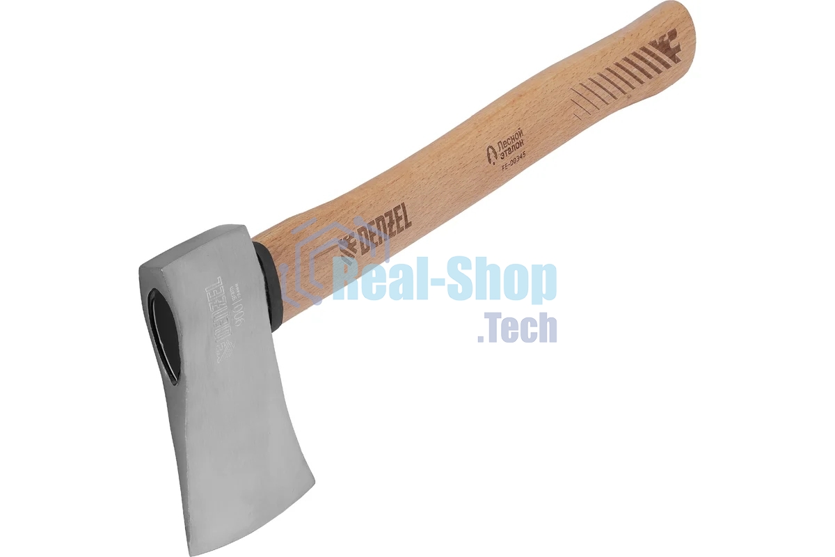 Топор кованый Denzel 900 г, американский тип, буковая рукоятка, 430мм, EFP