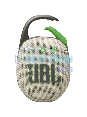 Колонка портативная JBL Clip 5 песочный 7W Mono BT 10м 1400mAh