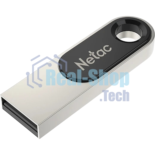 Флешка USB Netac U278 (NT03U278N-016G-32PN), 16Gb, USB 3.0, R/W 90/45, серебристый/черный