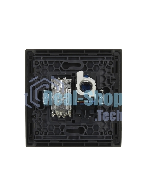 Розетка двойная TV+RJ45 кат.6 IEK FORTE&PIANO FP337 серый