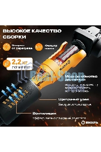 Углошлифовальная машина Вихрь УШМ-1251 900/72/12/23