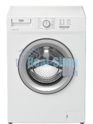 Стиральная машина Beko WRS 54P1 BSW белый, загрузка фронтальная 5 кг, 800 об/мин, класс: A-10%