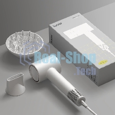 Фен для волос с BLDC-мотором и диффузором, Tuvio HD16EI01, белый