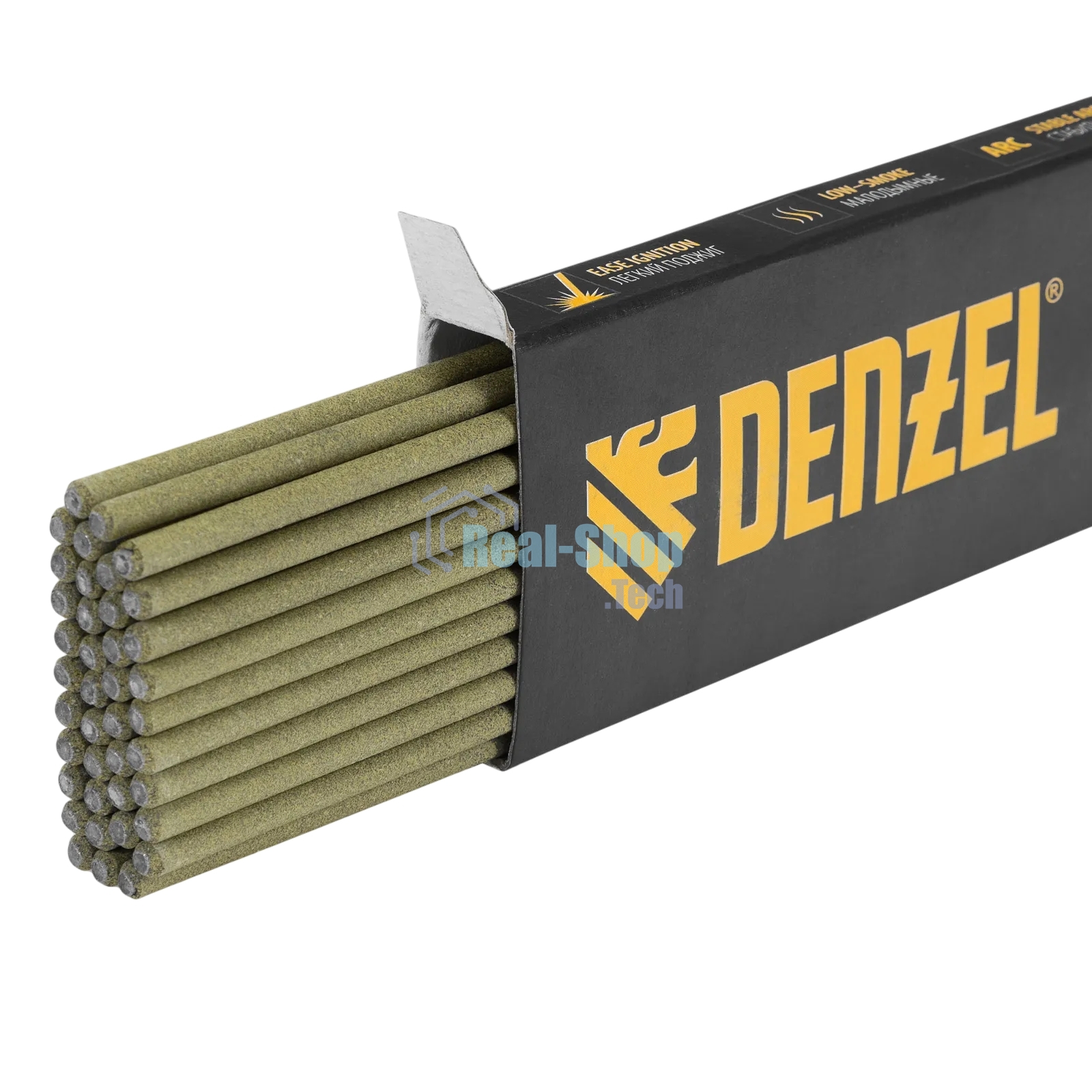 Электроды Denzel DER-46 GoldLine, диам. 3 мм, 1 кг., рутил-целлюлозное покрытие