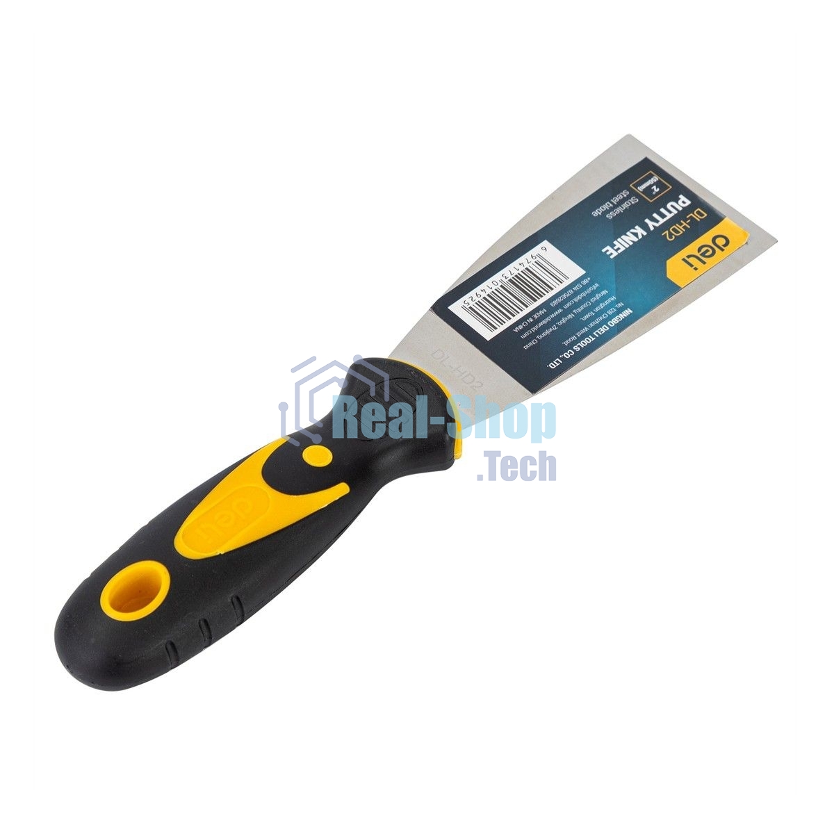 Шпатель Deli DL-HD2 50мм Размер: 50 мм. Длина 12 мм. нержавеющая сталь.