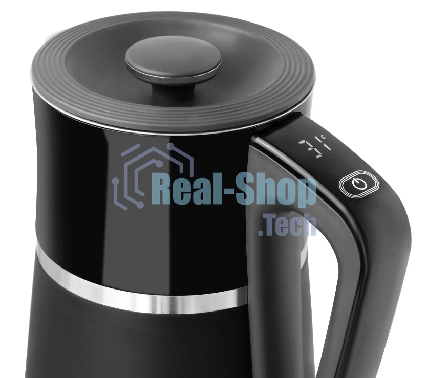 Чайник электрический Galaxy Line GL 0338 черный, пластик, 2200 Вт, 1.7 л