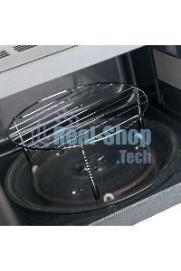 Микроволновая печь BRAYER BR2503 черный, 23 л, 900 Вт, переключатели - кнопки, поворотный механизм