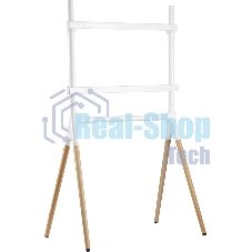 Подставка для телевизора Cactus CS-ST1247WTBCH белый/береза, 49