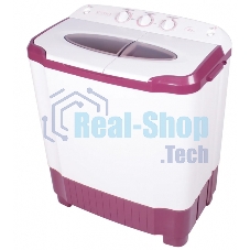 Стиральная машина EVGO WS-50PET белый/красный загр. вертикальная макс.:5 кг 1350 об/мин класс: А+