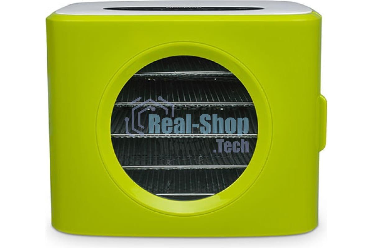 Сушилка для овощей и фруктов Blackton Bt FD1113 зеленый-белый, Мощность 400 Вт, Регулировка температуры 35-80 °С, Таймер 1-72 часа