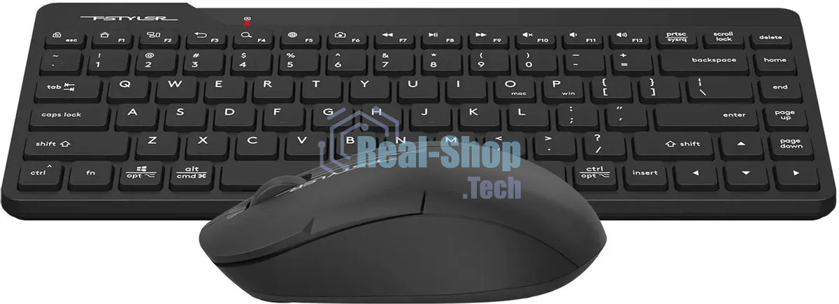 Комплект клавиатура + мышь A4Tech Fstyler FG2200 Air2 клав:черный мышь:черный USB беспроводная slim