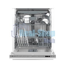 Встраиваемая посудомоечная машина Hotpoint HI 5D85 DW, серый, 59.8 см, 15 компл., 44 дБ, класс A