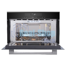 Встраиваемая микроволновая печь Korting KMI 830 GNBX черный, 34 л, 900 Вт, переключатели - сенсор