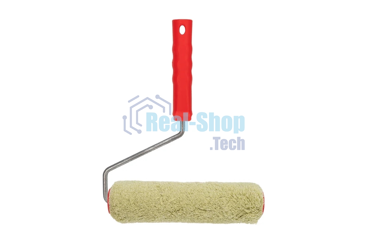 Валик Rexant полиакрил зеленый, ворс 18 мм, ширина ролика 240 мм, Ø 42 мм, бюгель 8 мм серия 