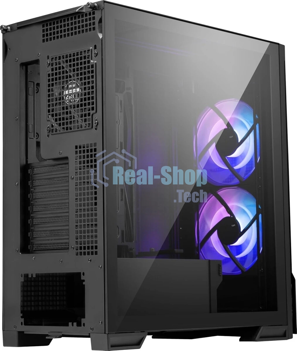 Компьютерный корпус MSI MPG VELOX 300R AIRFLOW PZ, Global, 2xUSB 3.2 Gen 1, 1xUSB 3.2 Gen2 Type-C,2x160мм ARGb Fan, 1x120мм