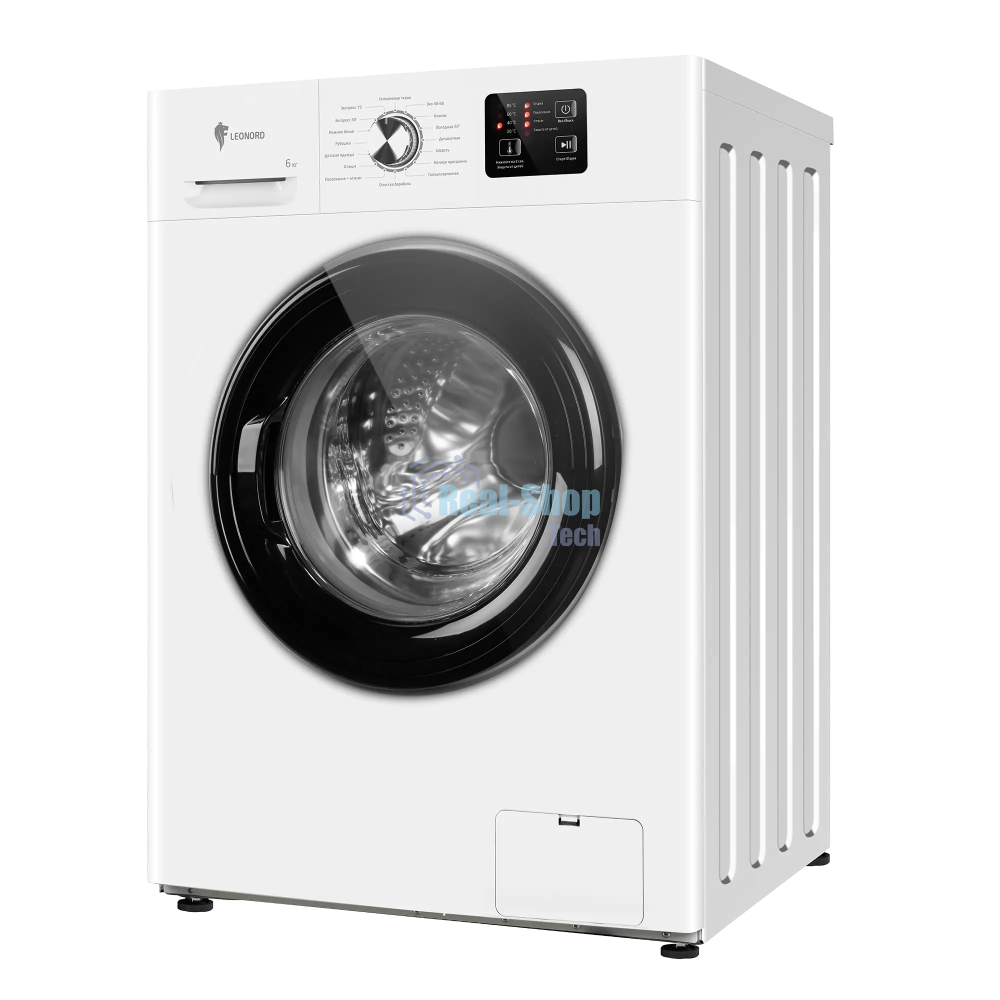 Стиральная машина Leonord LWM-100610 белый, загрузка фронтальная 6 кг, 1200 об/мин, класс A+