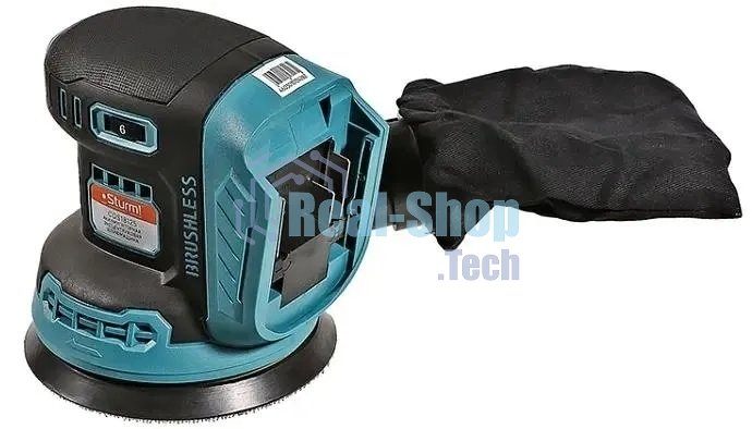 Шлифмашина эксцентриковая Sturm! COS18125 d=125мм синий/черный