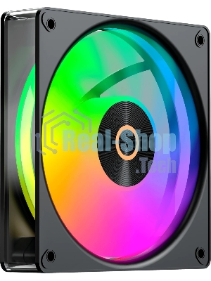 Вентилятор для корпуса Ocypus Gaммa F12 Elite BK ARGB 3 IN 1, 120x120x25мм, 4-PIN PWM, 600-1800 RPM, 26 DBA MAX, HYDRO BEARING