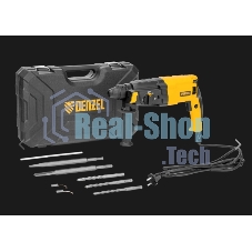 Перфоратор Denzel RHB-750-24, SDS-plus, 750 Вт, 2,7 Дж, от сети Перфоратор Denzel RHB-750-24, SDS-plus, 750 Вт, 2,7 Дж, от сети