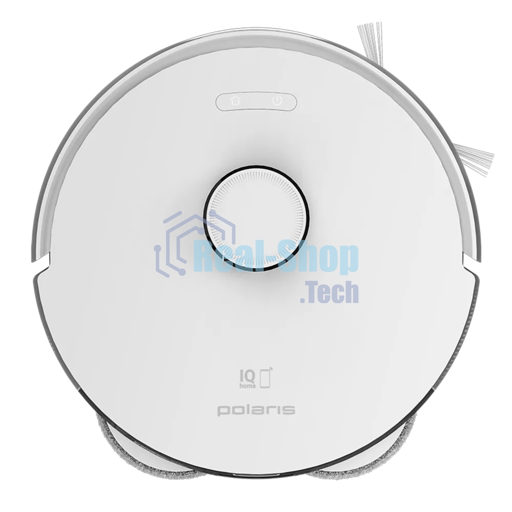 Робот-пылесос Polaris IQ Home PVCR 4750 белый, 5000 мAч Li-ion, уборка сухая/влажная, пылесборник контейнер 0,22 л