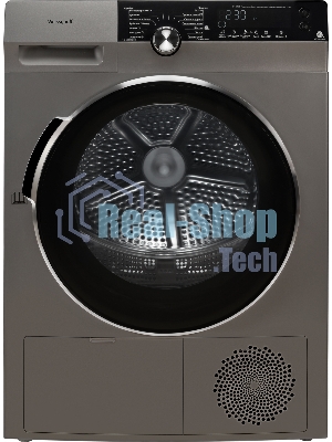 Сушильная машина Weissgauff WD 599 DC Inverter Heat Pump серебристый, 9 кг, сушка - тепловой насос, программ - 14, 59.5 x 84.5 x 64 см