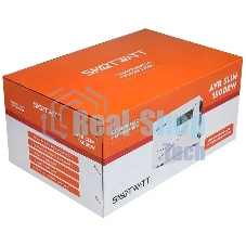 Настенный стабилизатор напряжения SMARTWATT AVR SLIM 1500RW (100W - 260W, 1500VA, 1.5 кВт, 50 Гц, розеток - 2, LED-диспл