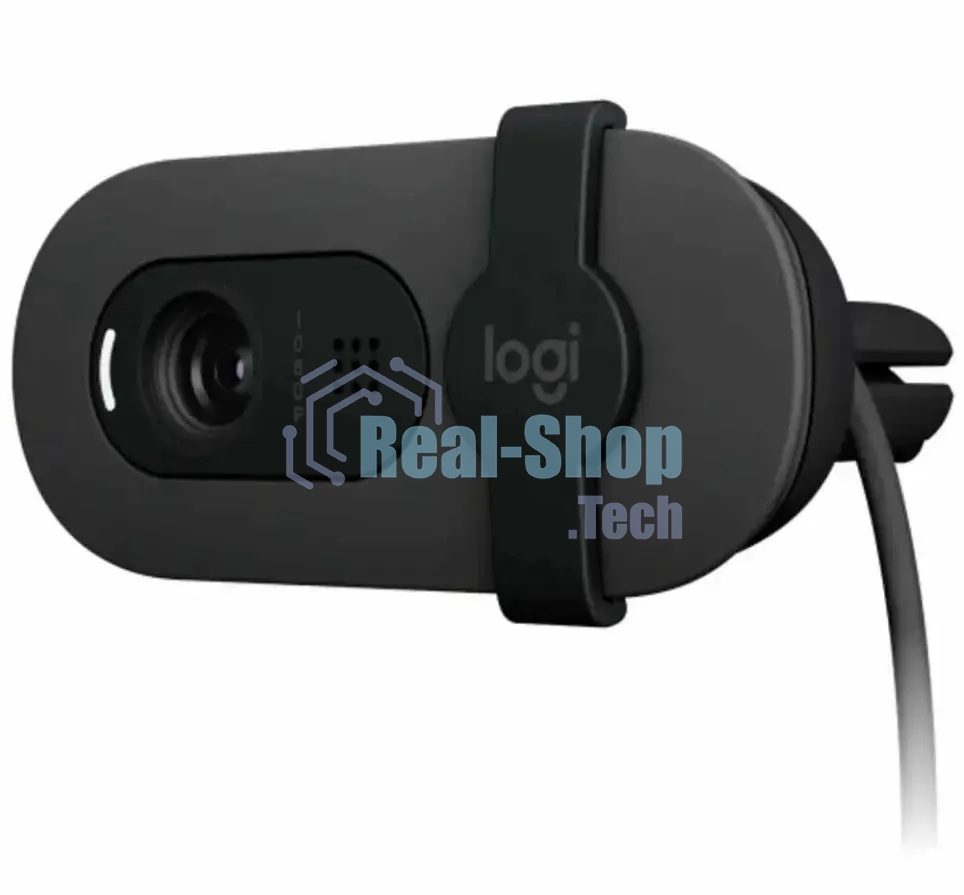 Веб-камера Logitech Brio 105 графитовый 2Mpix (1920x1080) USB2.0 с микрофоном для ноутбука (960-001590)
