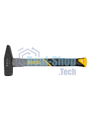 Молоток слесарный Denzel 600 г, кованый, фибергласовая рукоятка c TPR покрытием