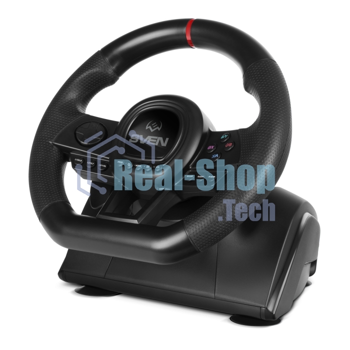 Руль SVEN GC-W650 (педали, вибро, D-pad, 21 кл, PS4/PS3/XB1/XB360/NS/PC/X-D-Input)