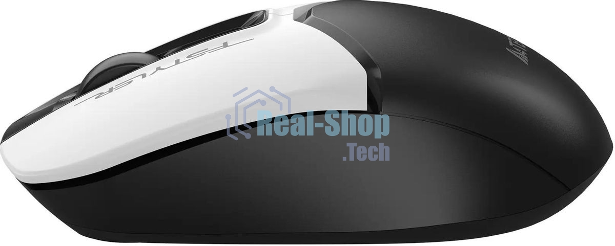 Мышь беспроводная A4Tech Fstyler FG12 белый/черный, 1200 dpi, радиоканал, USB, кнопки - 3